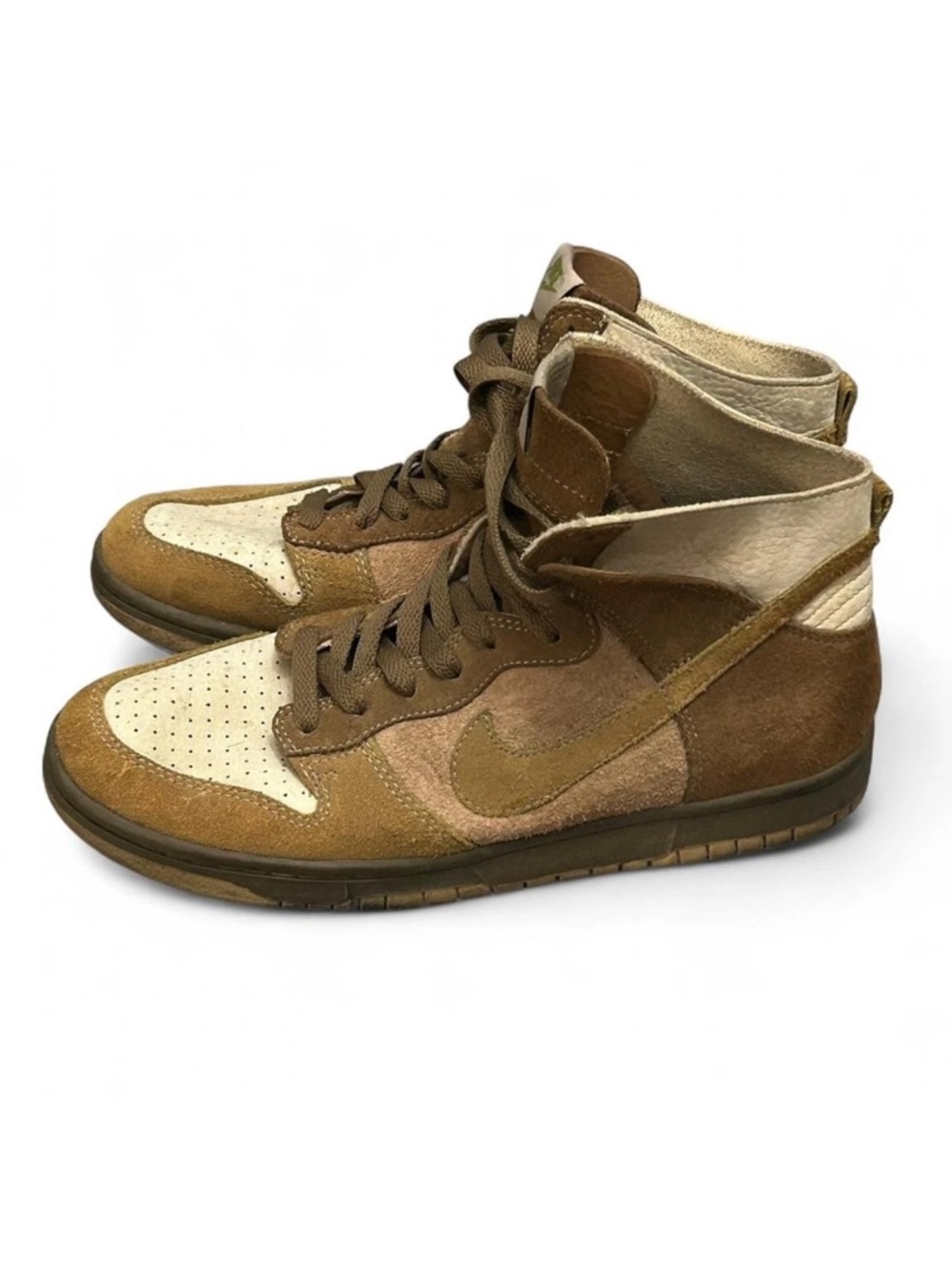 Vintage Nike Dunk High Top NL Considered 2005 Curry Brown Tan Vtg Mens Size 9 - Picture 3 of 8